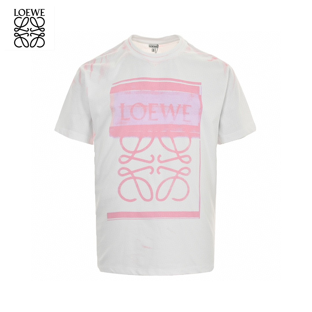 24ss Graffiti Tie-Dye Logo T-Shirt