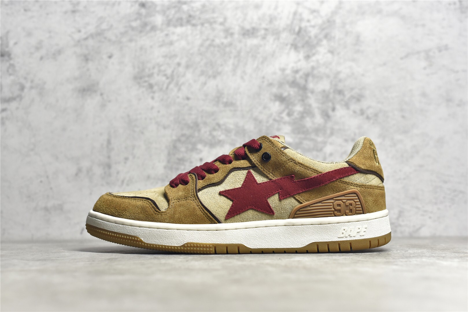 BAPE STA SK8 - brown red