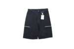 23SS Zipper Denim Short