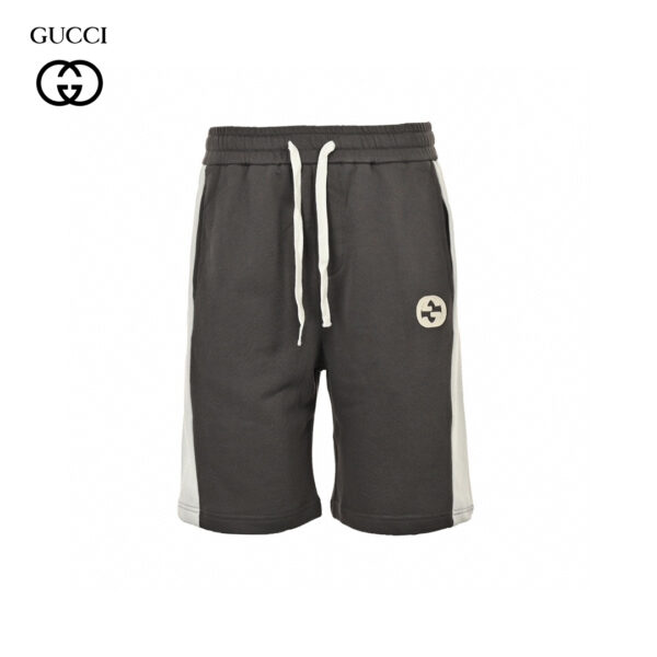 Joint Inlay Double G Embroidery Logo Short