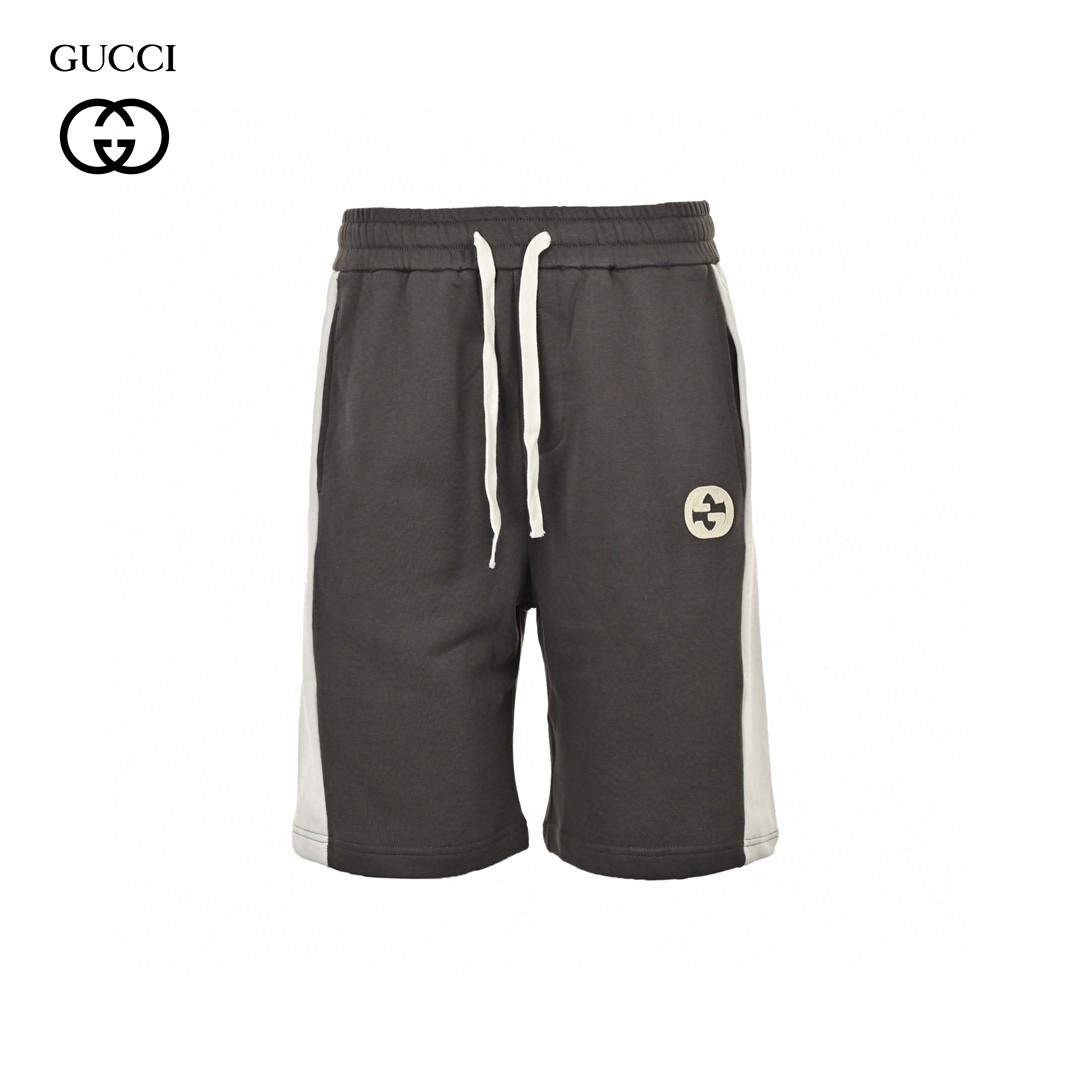 Joint Inlay Double G Embroidery Logo Short