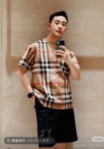 24ss Plaid Knit T-Shirt