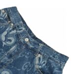 24ss Liquid State Heart Logo Denim Short