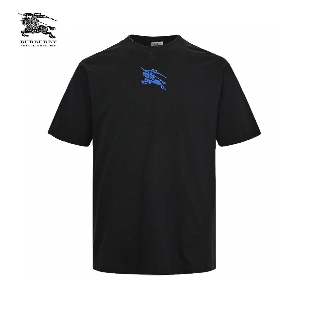 24ss Chest Small Embroidery Knight Warhorse Logo T-Shirt