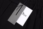 23Fw Classic Series Black and White Embroidery Logo Pants
