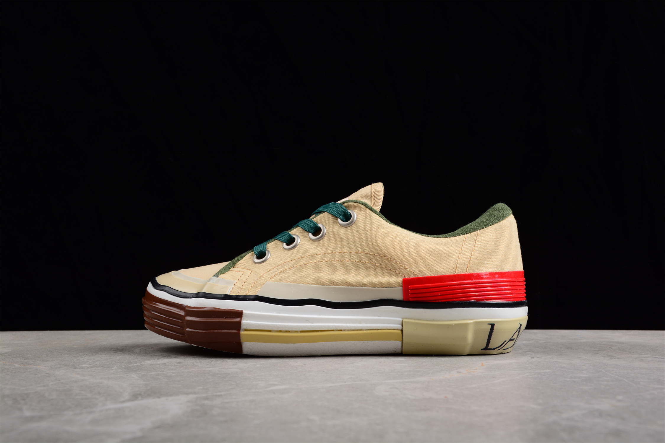Lanvin Canvas Shoes Lace Sneakers
