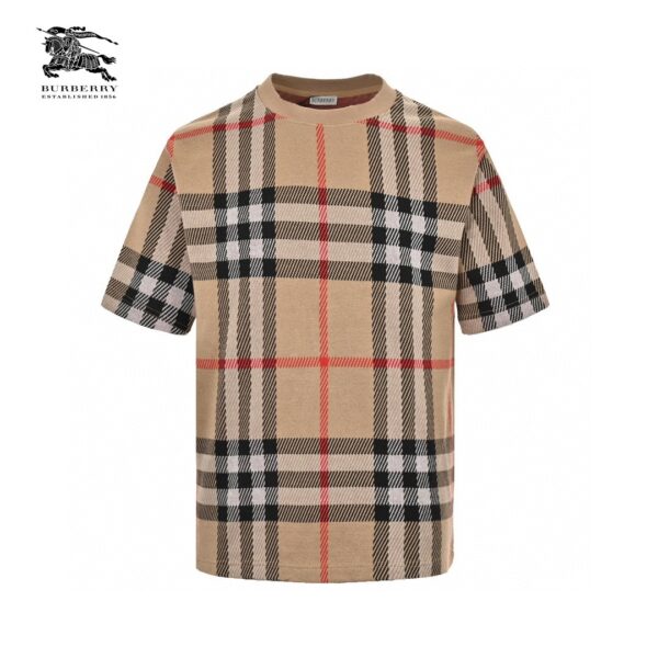 24ss Plaid Knit T-Shirt