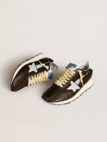 Marathon with black nylon upper and white star
