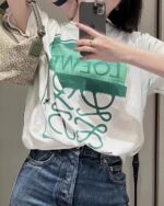24ss Graffiti Tie-Dye Logo T-Shirt