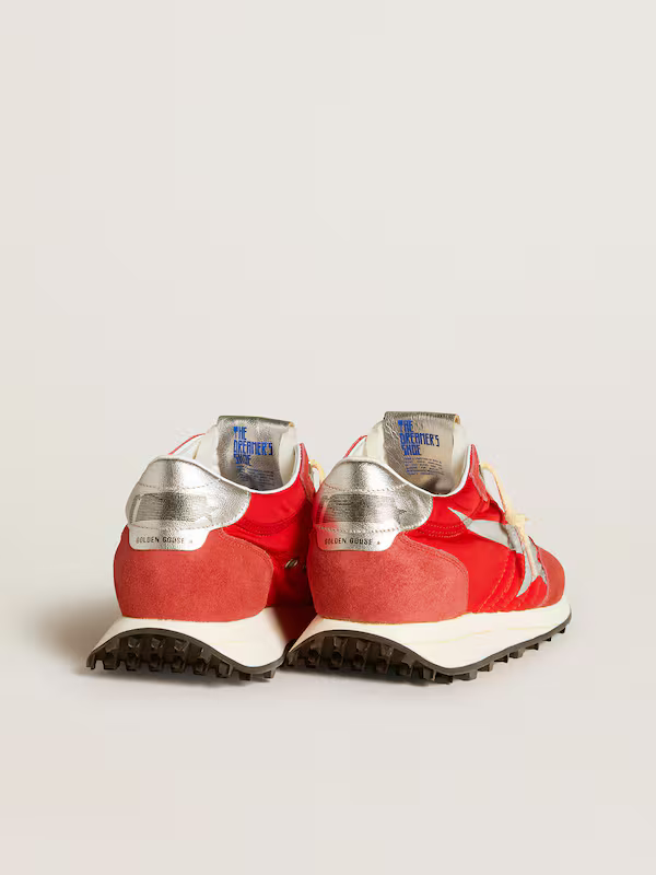 Marathon with red nylon upper and silver star