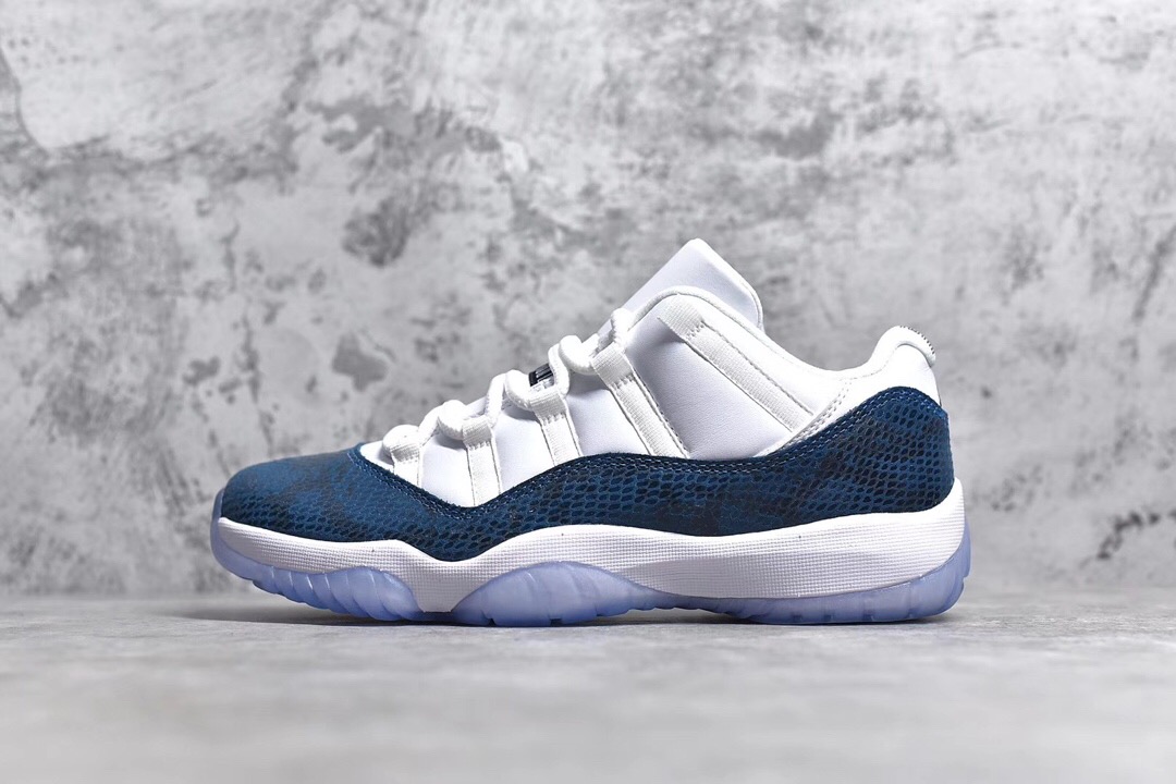 Jordan 11 Retro AJ11-Navy Snakeskin