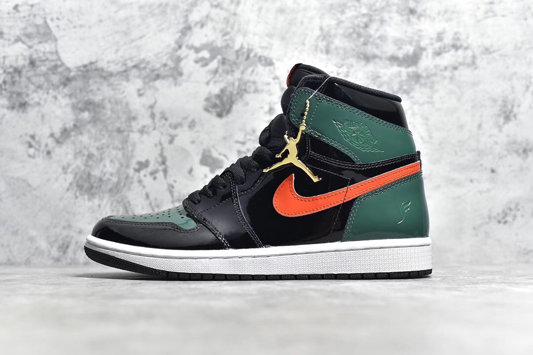 Solefly x Air Jordan 1 black green