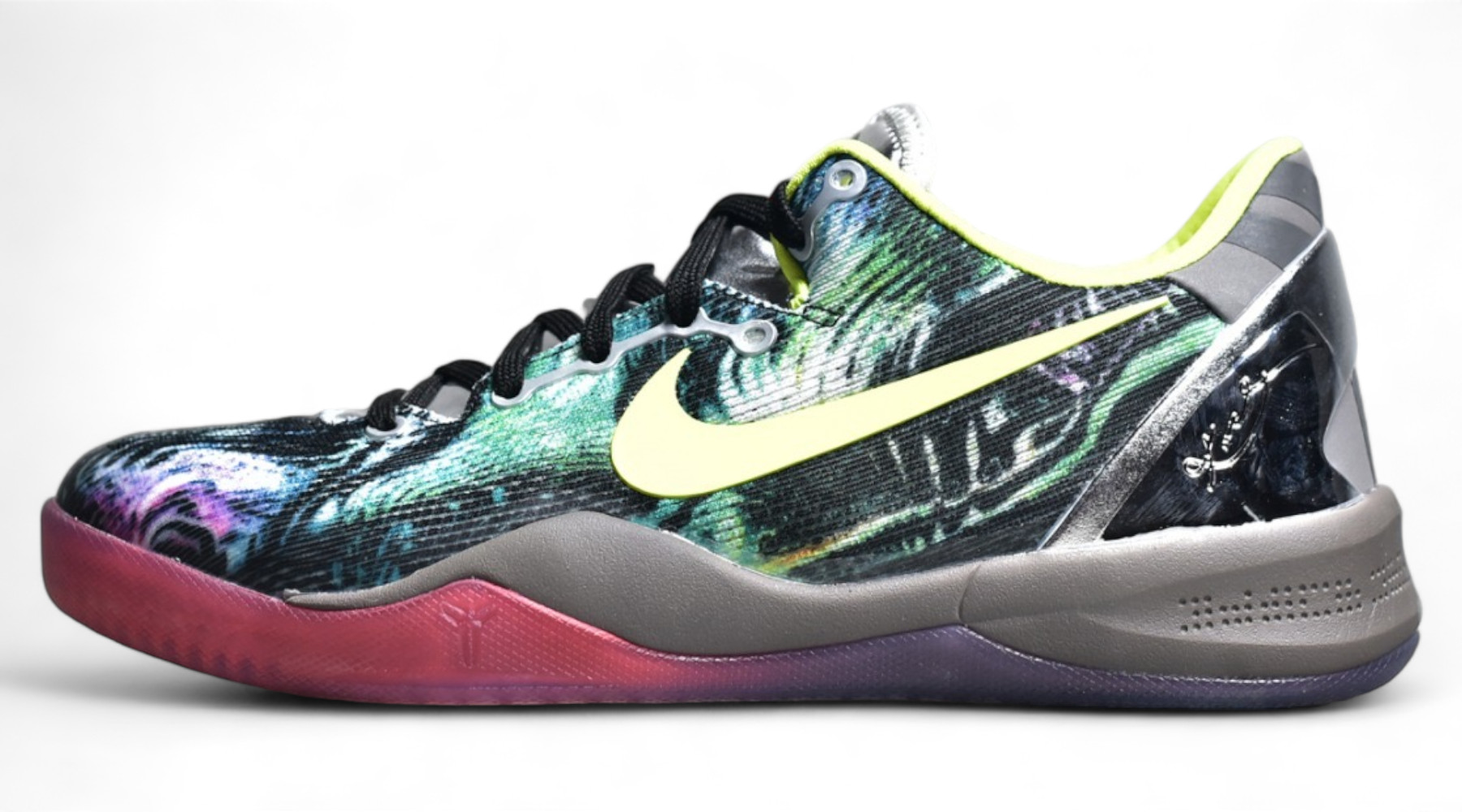 NIKE KOBE VIII 8 PRELUDE MULTI-COLOR/VOLT/CHROME REFLECTION NIB DS MEN SIZE 10.5