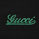 Embroidery Double G Signature Logo Cotton Short