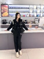 23FW Buckle Embroidery Logo Pants