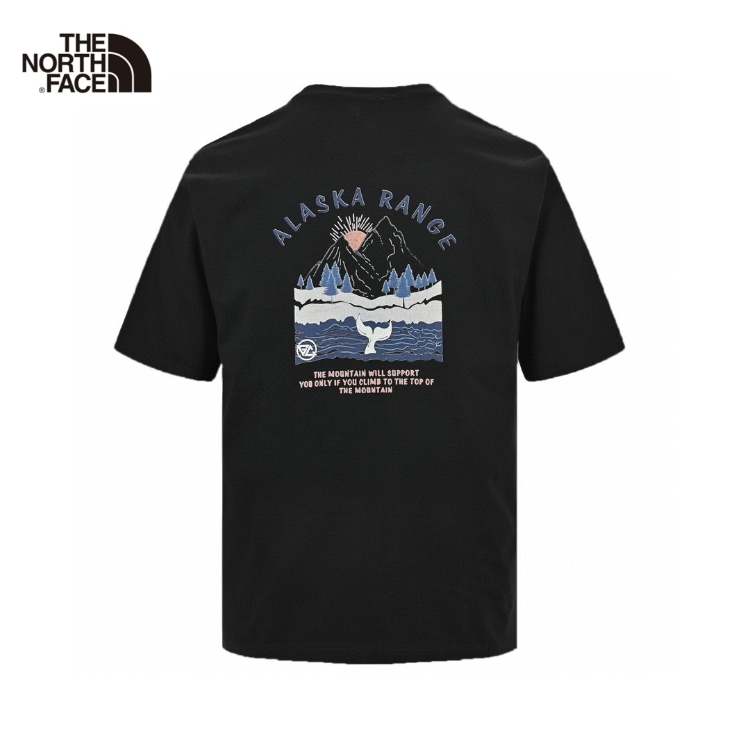 24ss Whale Diving Logo T-Shirt