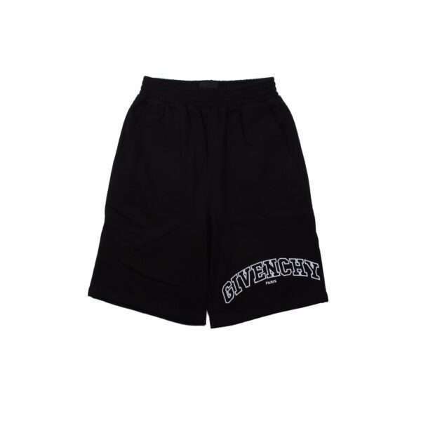 22SS Arc Shaped Patch Embroidery Logo Short