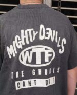 SM Black and White Worn Out T-Shirt