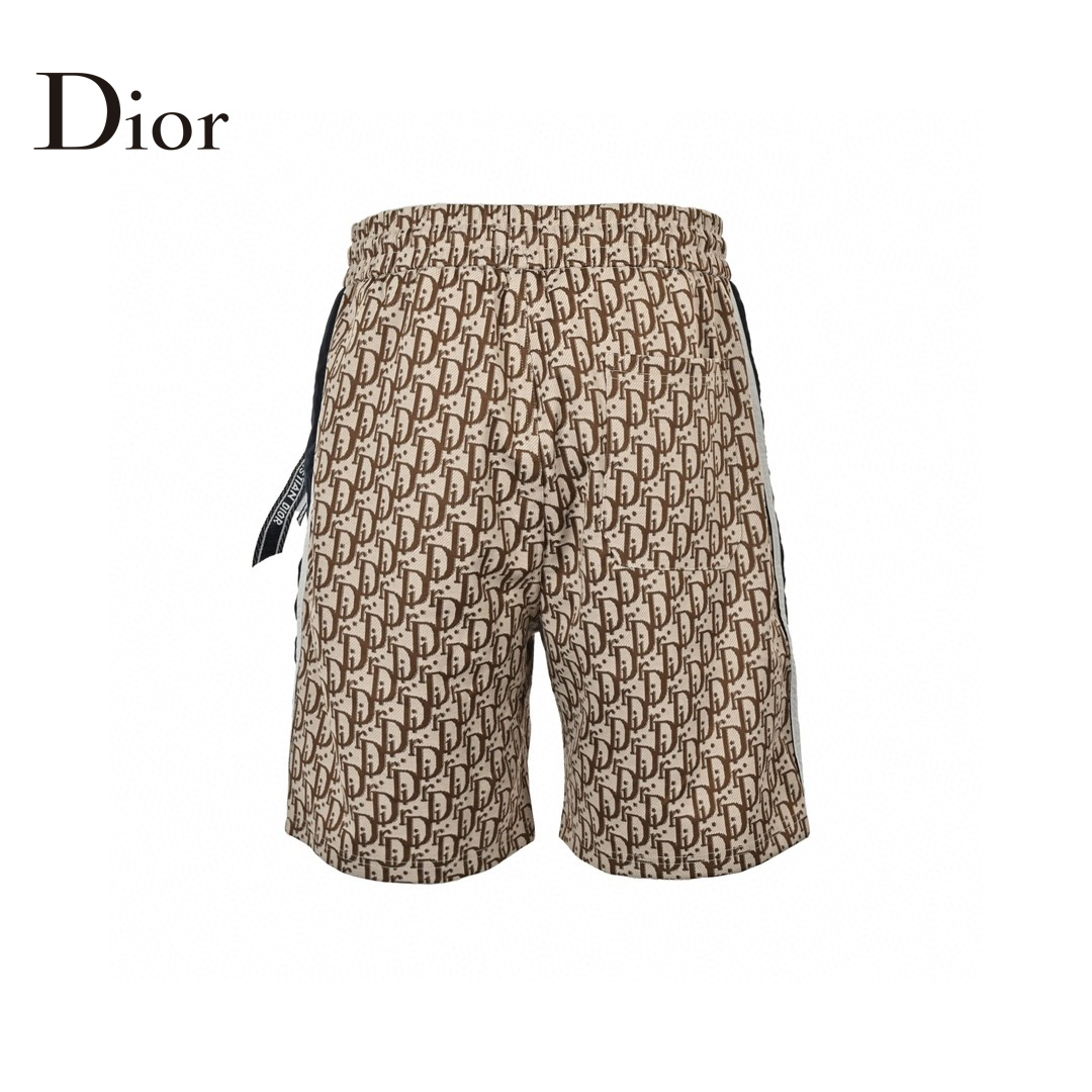 24ss Full Logo Jacquard Weave Side Braid Short