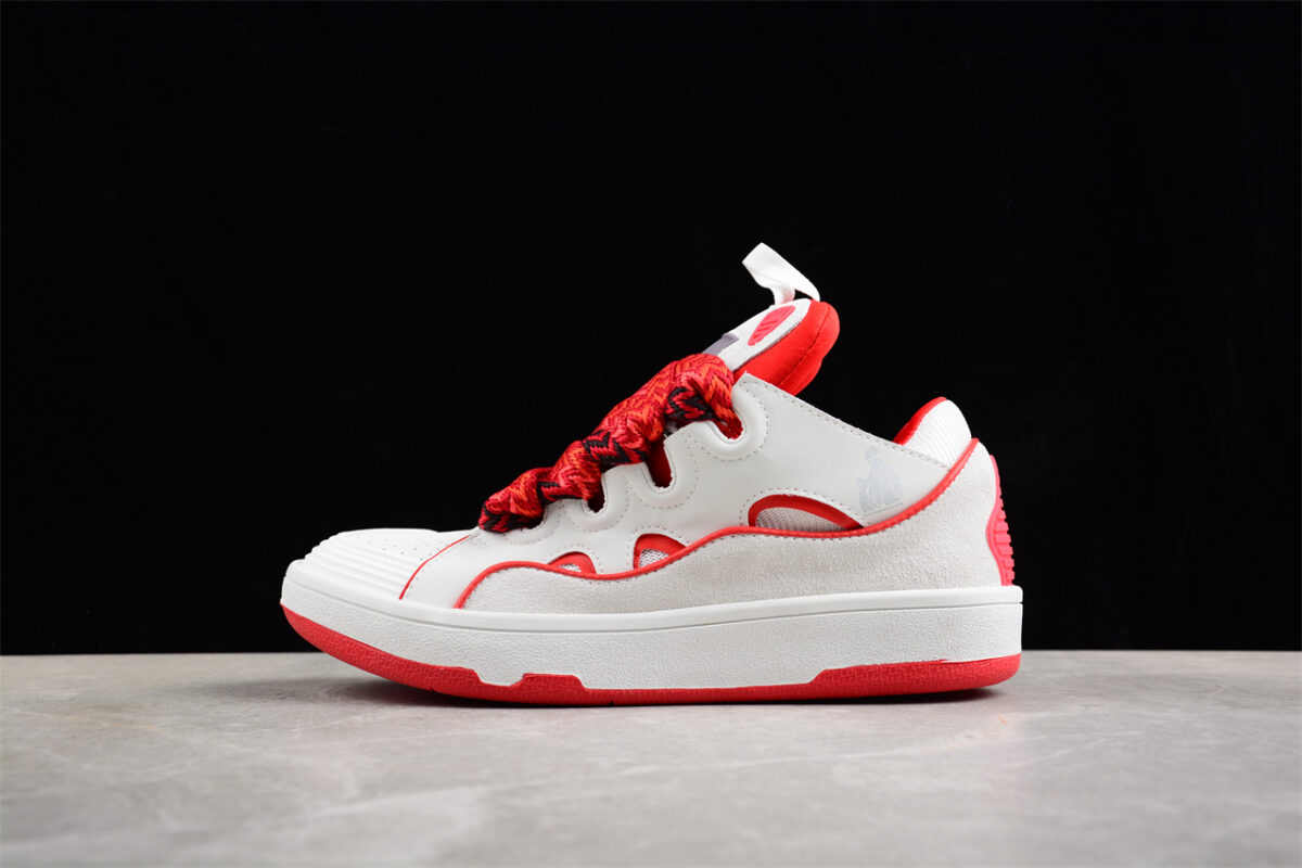 Lanvin Curb Sneaker Red/White
