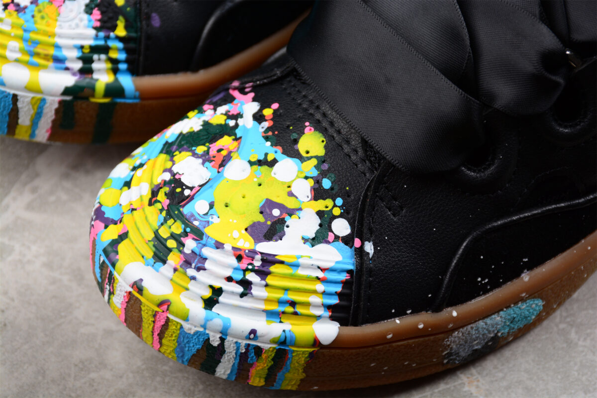 Lanvin Curb Black Gum Shoes Multicolor Color