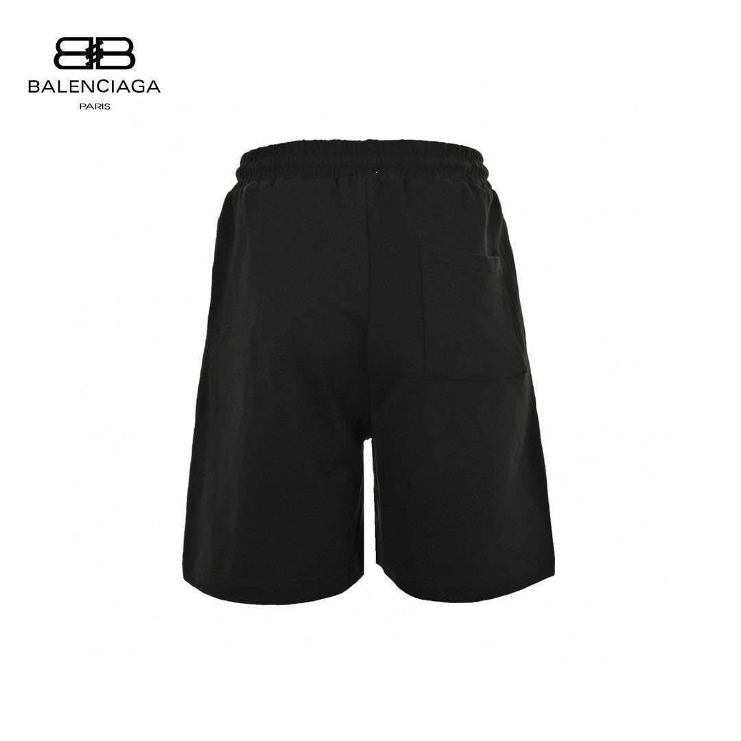 24ss Embroidery Flame Logo Short