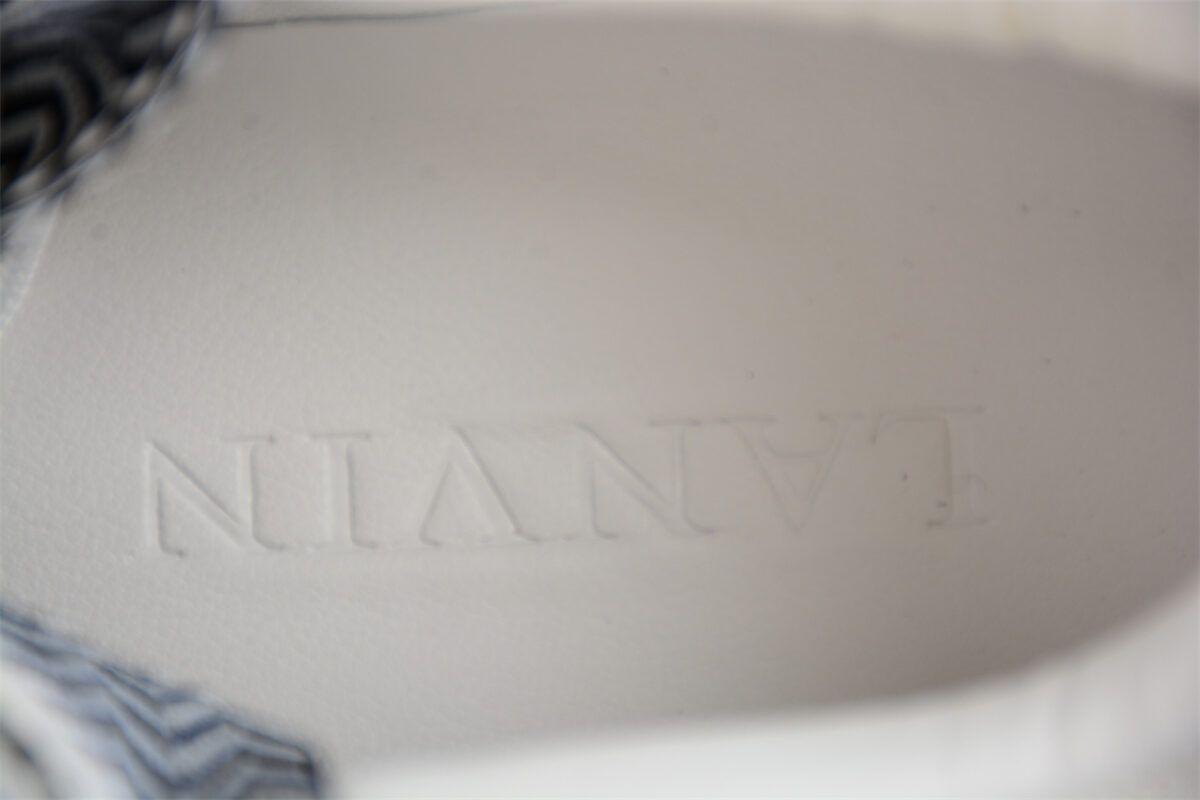 Lanvin Leather Curb Sneakers Sports Shoes