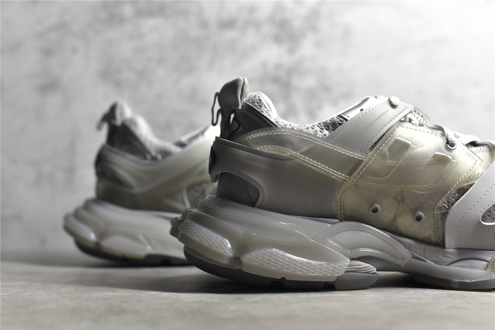Balenciaga Track Clear Sole Sneaker Gray