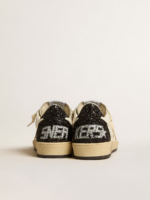 Ball Star LTD in nappa leather and suede with glitter star and black heel tab