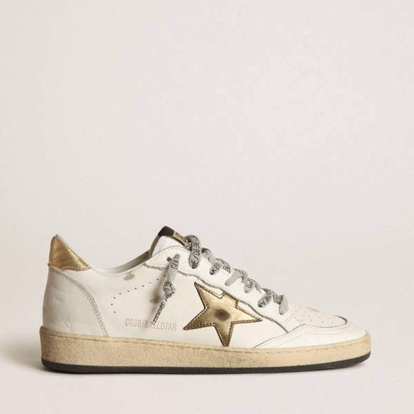 Sneakers Ball Star con stella e talloncino dorati