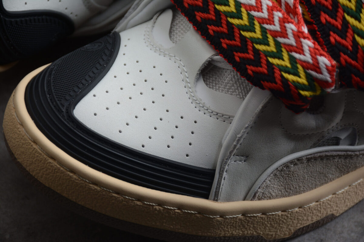 Lanvin Leather Curb White Ivory