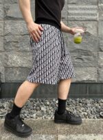 Full Monogram Logo Knit Short