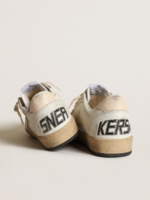 Ball Star LTD in nappa bianca con stella in nappa color salmone