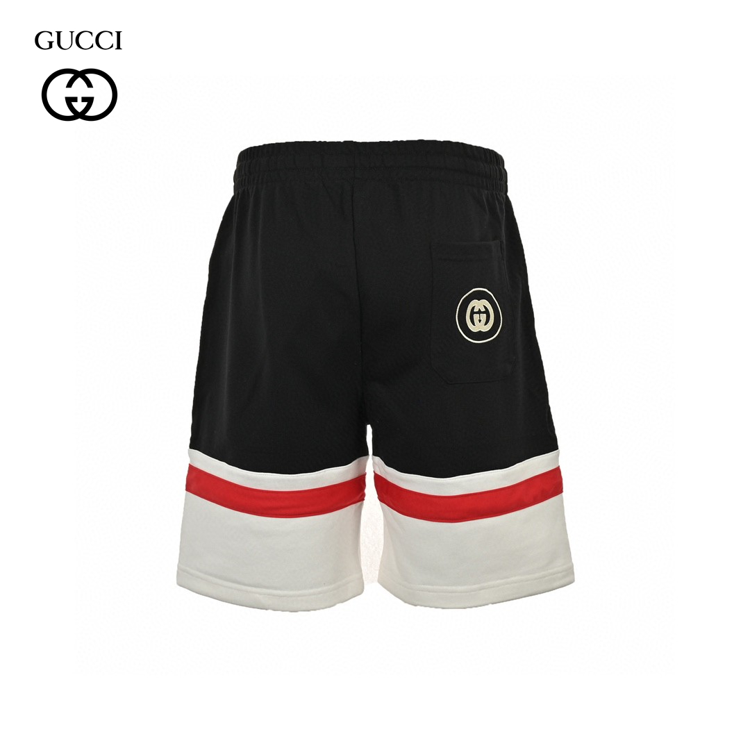 Joint Inlay Double G Embroidery Logo Short