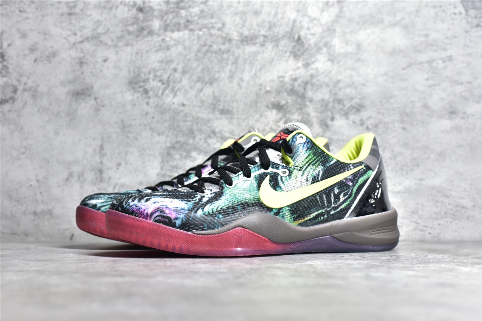 NIKE KOBE VIII 8 PRELUDE MULTI-COLOR/VOLT/CHROME REFLECTION NIB DS MEN SIZE 10.5