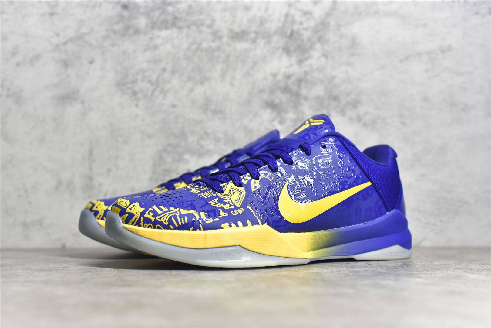 Nike Zoom Kobe 5 Protro 5 Rings Midwest Gold Concord Men Basketball Shoes