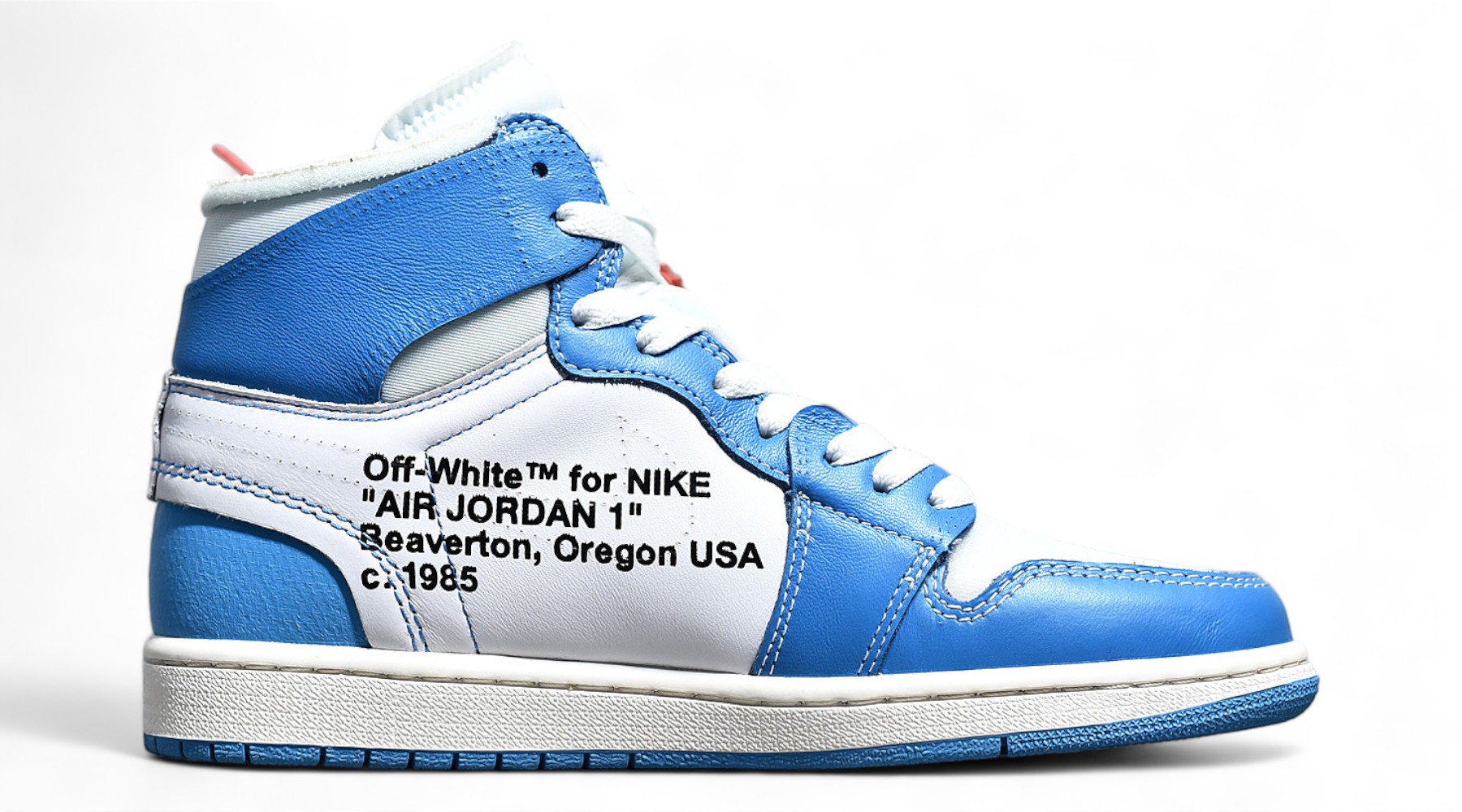 Off-White x Air Jordan 1 Retro High OG 'UNC' University Blue