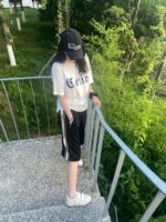 24ss Side Stripe Braid Short