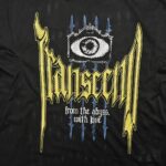 24ss Mesh Gothic Logo T-Shirt