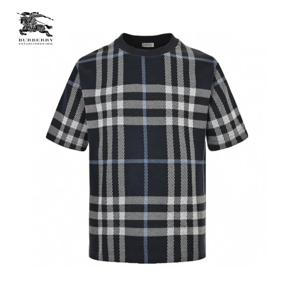 24ss Plaid Knit T-Shirt