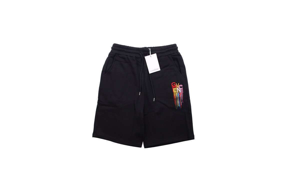 22SS Colorful Embroidery Logo Short