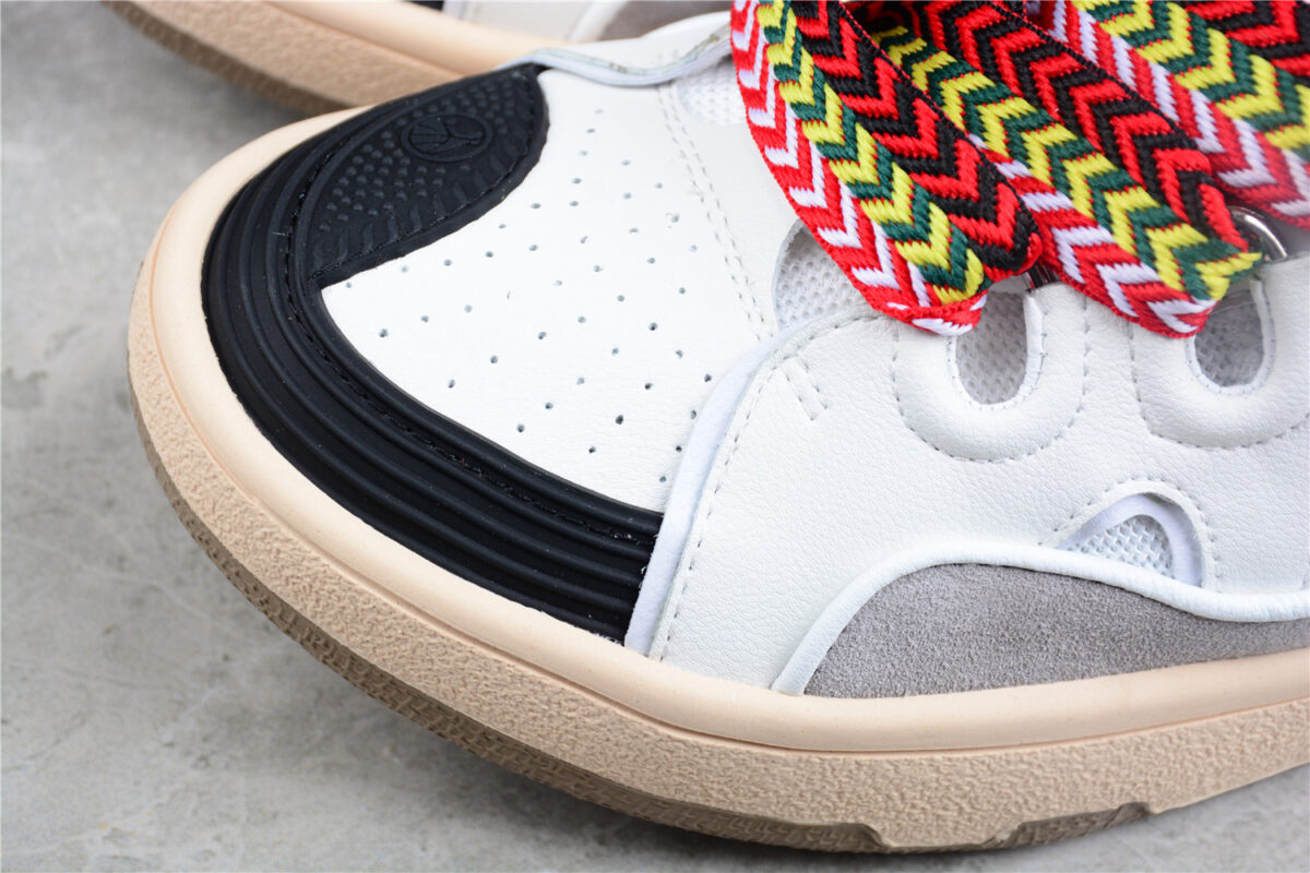 Lanvin Curb Leather Sneakers