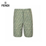24ss Square Grid FF Logo Flax Tassels Short