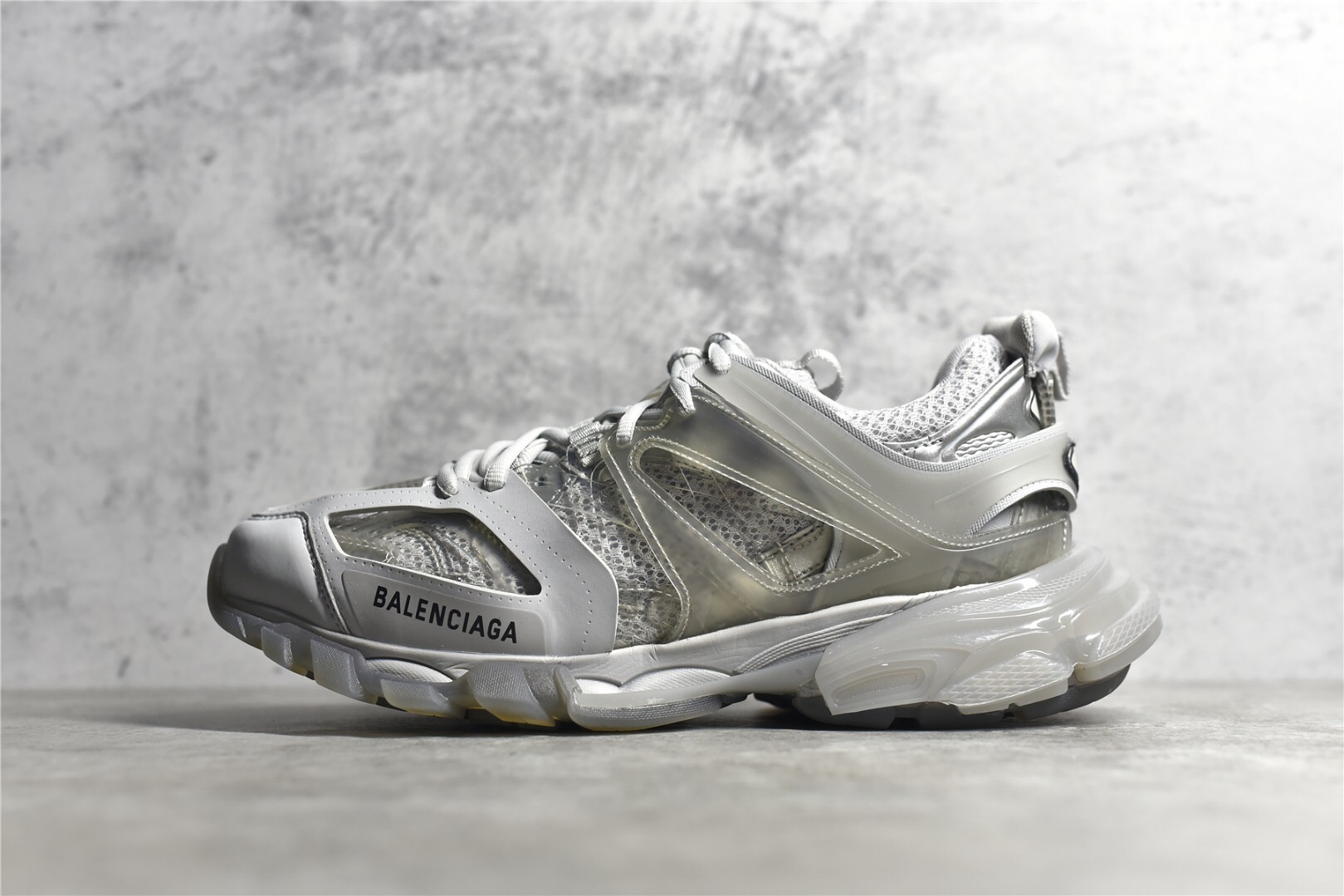 Balenciaga Track Clear Sole Sneaker Gray