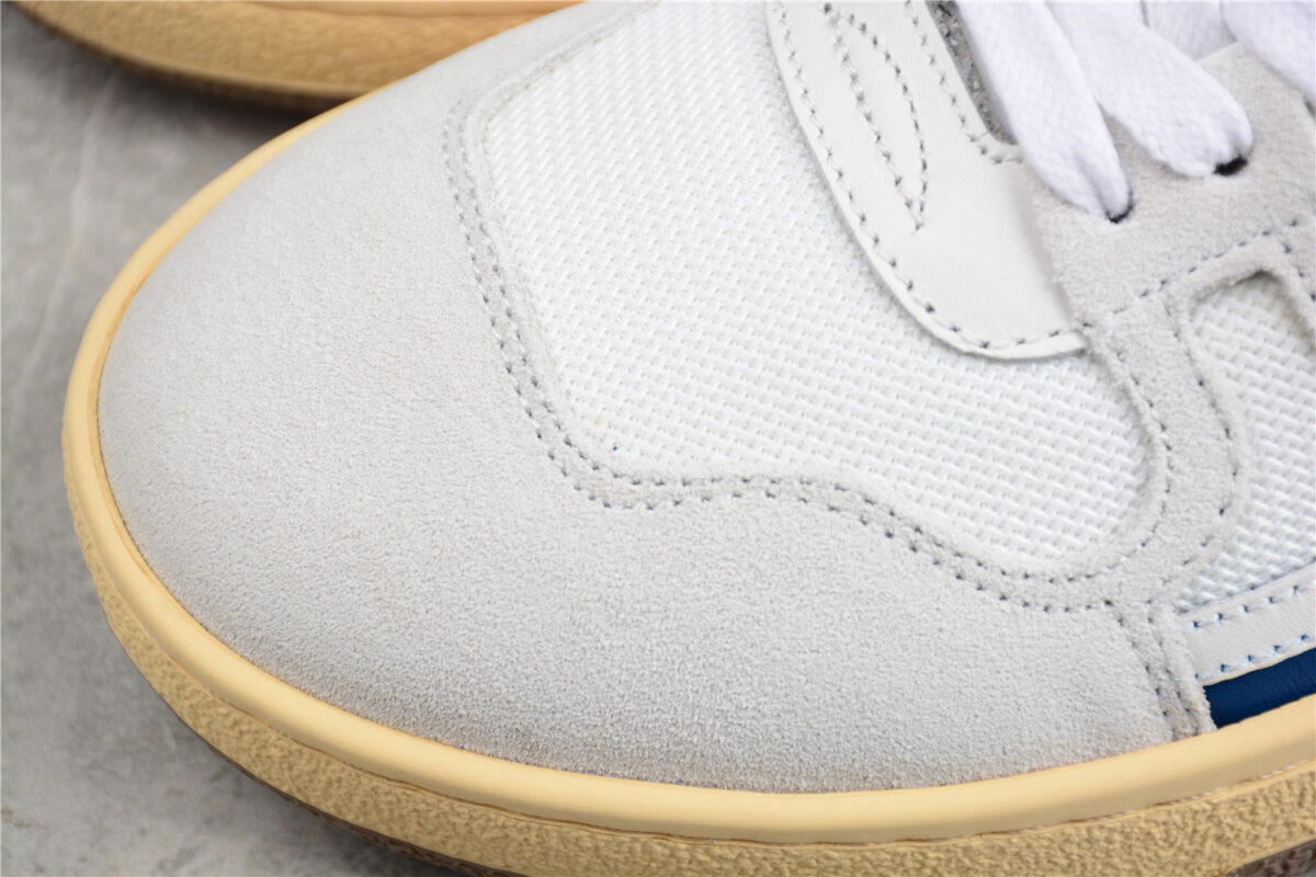 Tennis Low Top Sneaker - White/blue