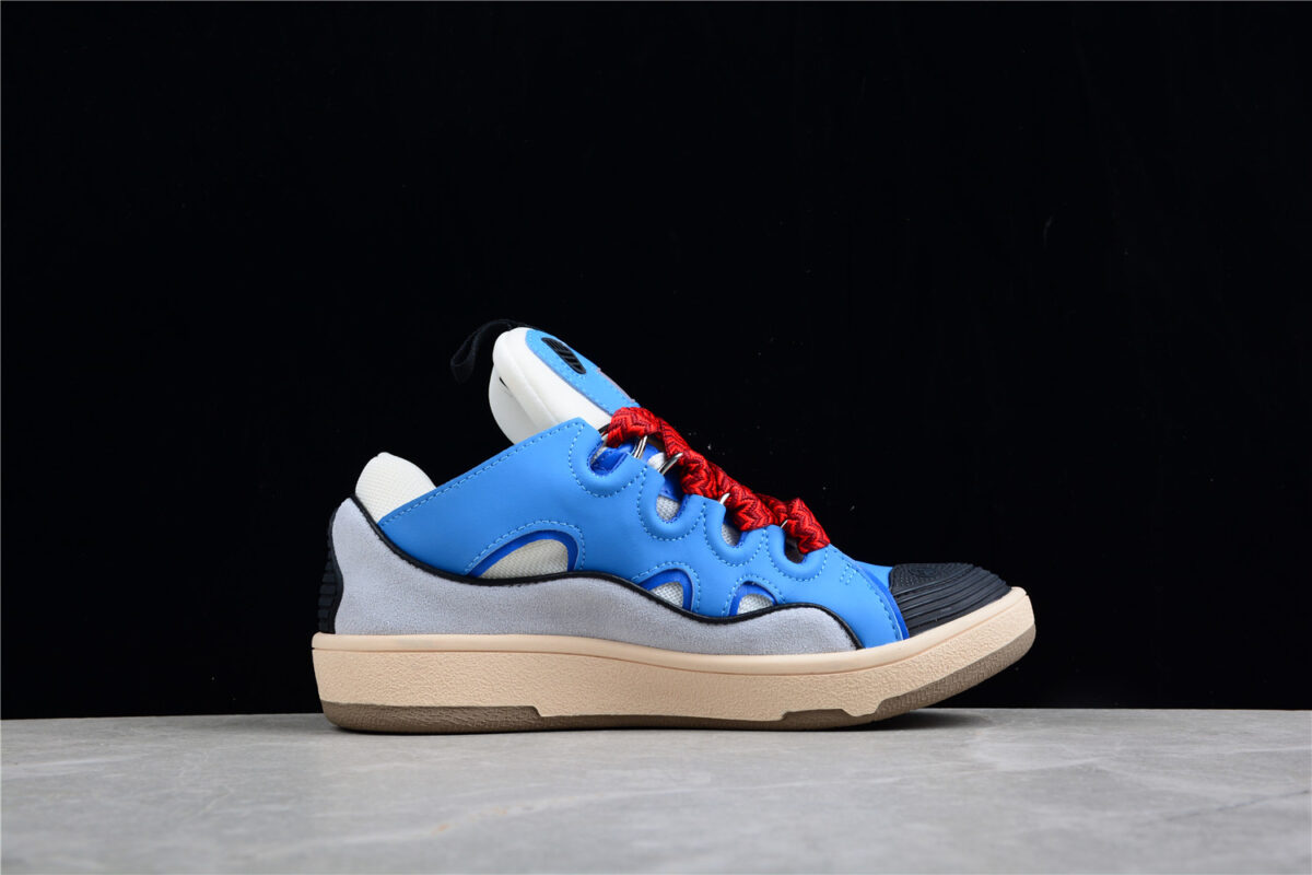 Lanvin Curb Sneaker Shoes Blue