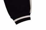 23ss Black and White Braid Sweatpants