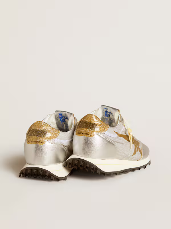 Marathon with silver ripstop nylon upper and gold star