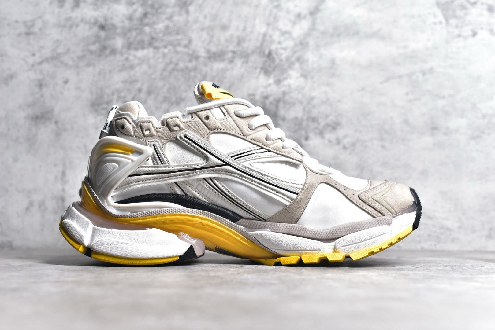 Balenciaga Runner Sneaker In GreyYellow