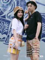 24ss Plaid Knit Short